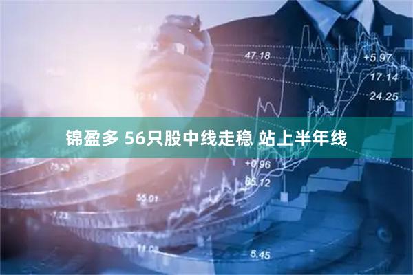 锦盈多 56只股中线走稳 站上半年线